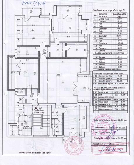 4 camere de vânzare – Floreasca | Parcul Verdi | Imobil 2007