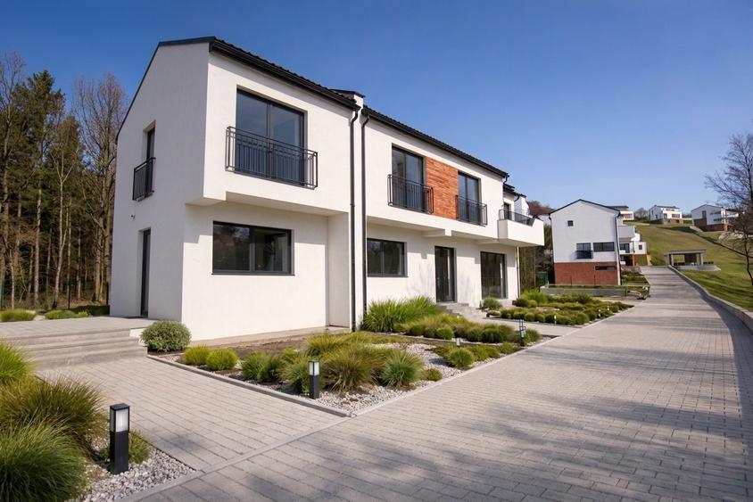 Casă tip duplex, 4 camere, 3 băi, 143 mp, Chinteni