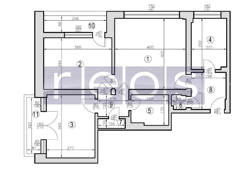 APARTAMENT 3 CAMERE 61MP GARA DE NORD/PLEVNEI SEMIDOMANDAT DUBLU VEDERE - 9