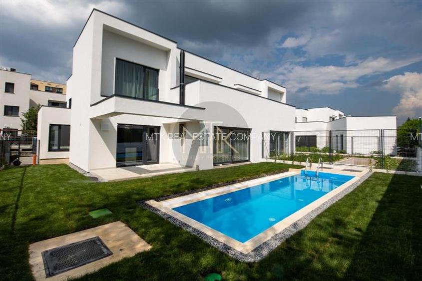 Vila LUX 6 cam., mobilata/utilata + piscina | Pipera - Erou Iancu Nicolae