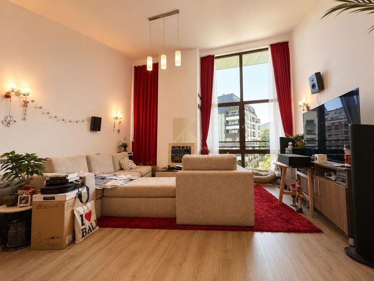 Apartament tip loft cu șemineu, situat în Silver Mountain Resort