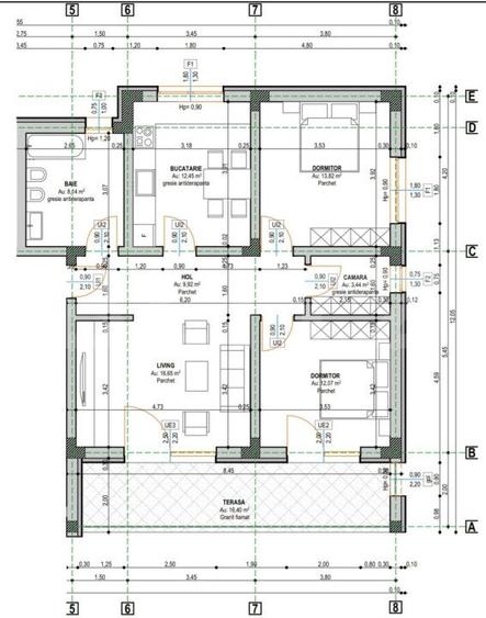 Apartament 3 camere, 92 mp, decomandat, zona Ipotesti