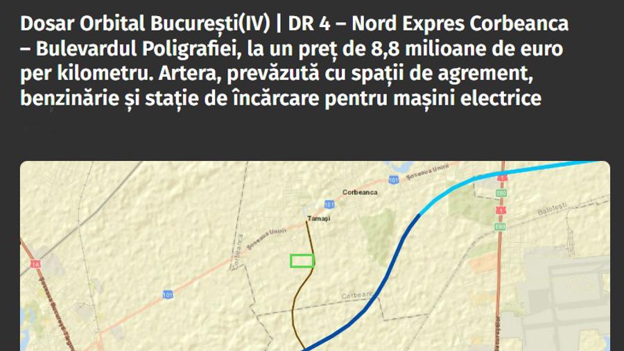 Teren intravilan 16 ha, tangent DR4, acces dublu la asfalt