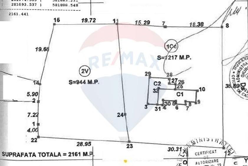 Teren 2200 mp + Casă, sat Frasinu, Giurgiu