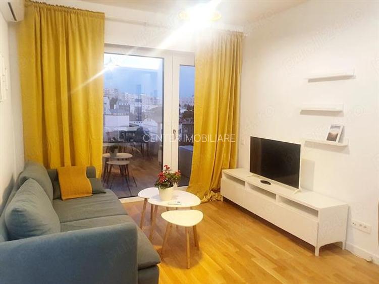 Central Rezidence,Parcul C arcului, 2 camere lux, 60 mp, terasa, etaj 4 - 3