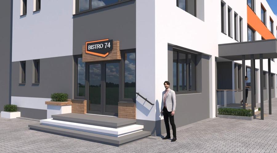 Cladire comerciala, 1300 mp suprafață utila, teren 500 mp, zona Fan Courier