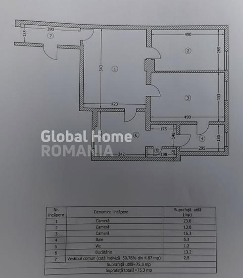 3 Camere 76 mp | Universitate - J.L. Calderon | Fara Risc sau Urgenta | Renovat