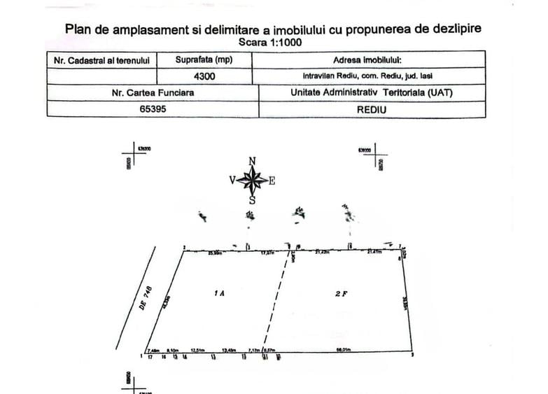 Teren intravilan, 4300 mp, zona Breazu