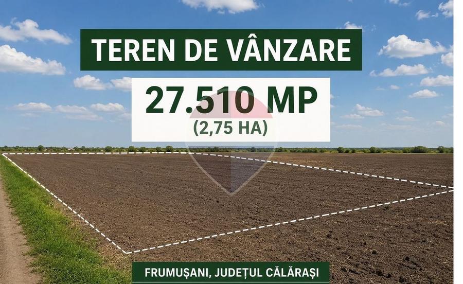 Teren de vânzare Frumusani Postavari Călărași