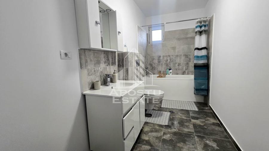 Duplex mobilat de vanzare, 3 camere si 2 bai, Mosnita Veche