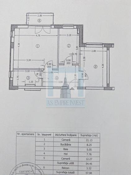 Apartament 2 camere + parcare, Avantgarden 3, et. 1/ 8