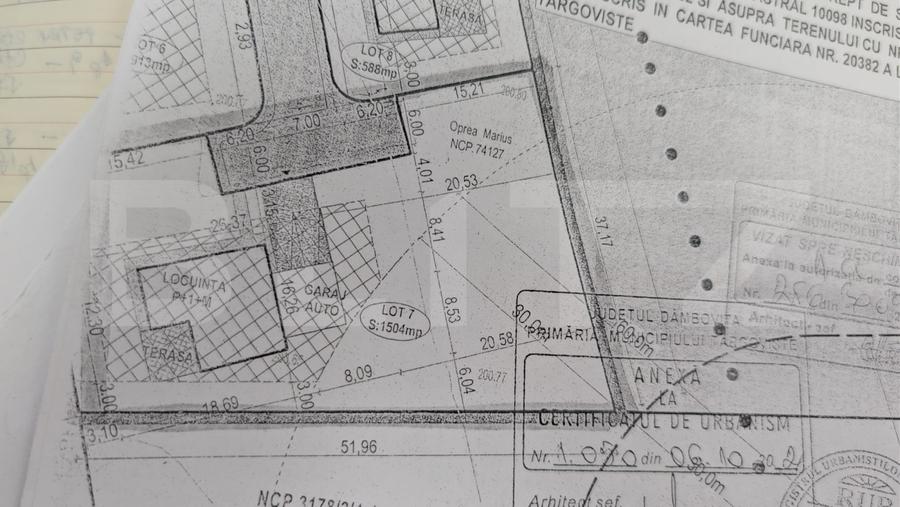Teren intravilan, 750 mp, toate utilitățile la frontul terenului, zona Priseaca