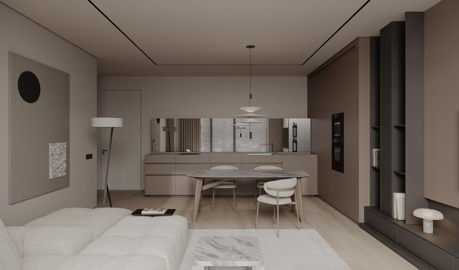 Apartament 2 Camere | 3m Înălțime | Ferestre Floor-to-Ceiling - AVANGARDE FOREST