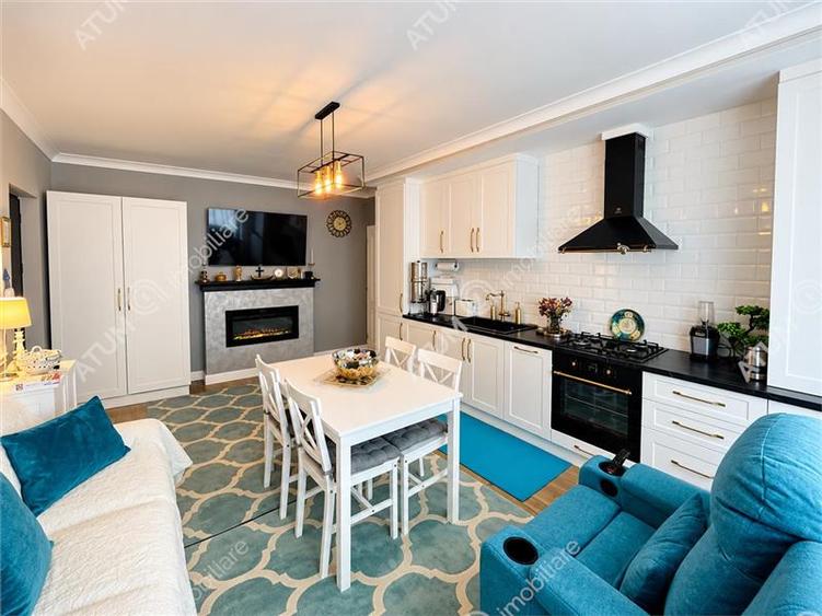 Apartament cochet cu 3 camere, gradina si 3 parcari in zona Selimbar