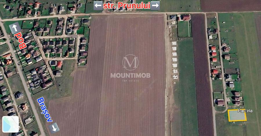 Teren intravilan 1.030 mp cu Autorizației de constructie, Bod/Brașov