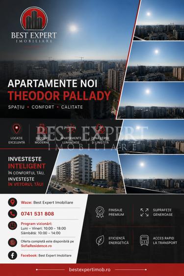 3 Camere Premium | Incalzire in Pardoseala | La 5 Minute metrou N.Teclu