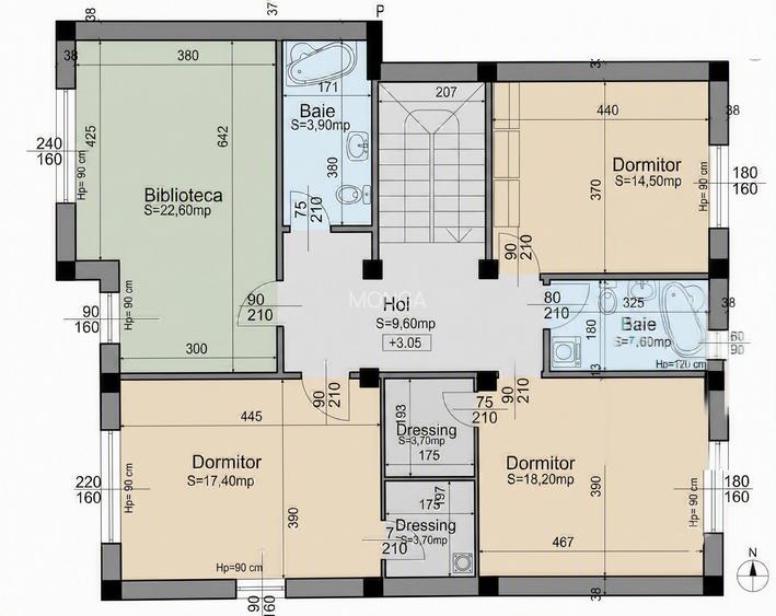 Casa 7 camere 360mp | 0 comision | Balotesti | mobilat utilat | 500mp teren - 5