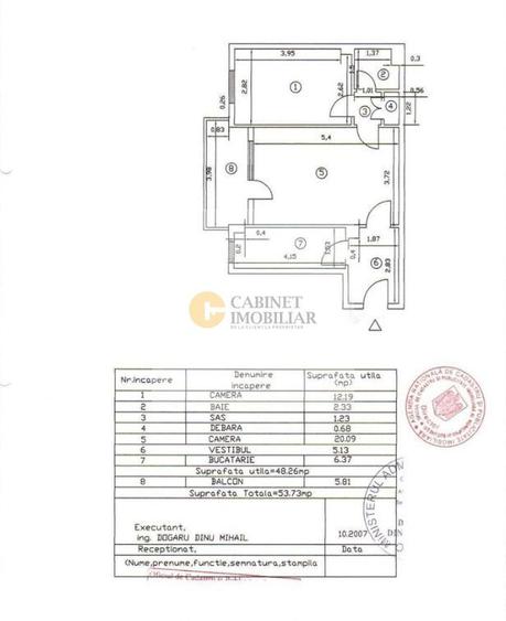 2 camere I Bulevard Gheorghe Magheru I Etaj 2 I Balcon deschis
