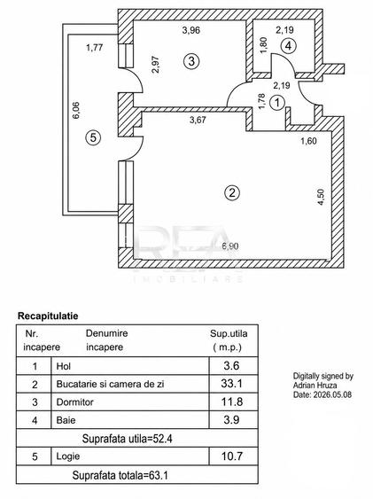 2 camere 63 mp, certificat energetic A+, Doamna Ghica - 11