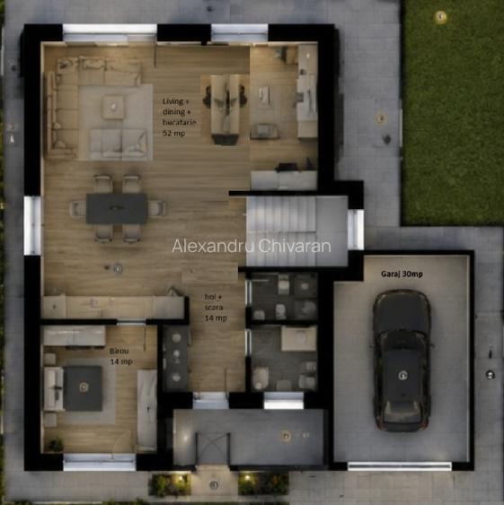Casă individuală în Balotești – Zona Iris / Florilor - 2