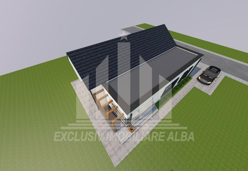 Casa individuala | 120 mp | 370 mp teren | Alba-Micesti