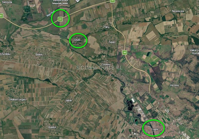 Locatie pentru casa | Gruni – lângă Lugoj | Teren 1500 mp Utilități | - 7