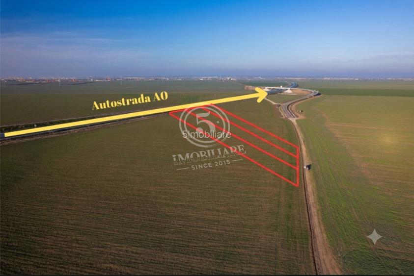 Teren 6913 mp pentru Hale – Investiție Ideală langa Autostrada A0 - 4
