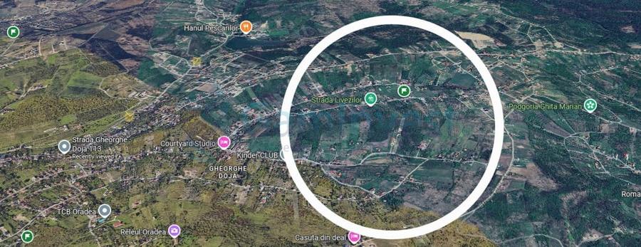Teren intravilan langa padure, zona Gheorghe Doja,Oradea