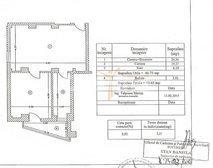 Apartament 2 Camere Premium | Nerva Traian – Timpuri Noi | Bloc 2014 |