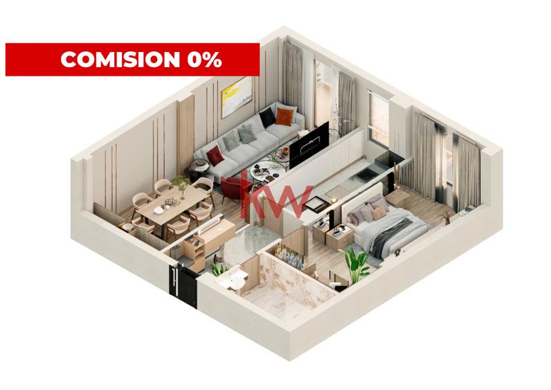 Apartament 2 camere 60 mp utili | Bloc nou | Parcare | 99.000€ | Valea Lupului