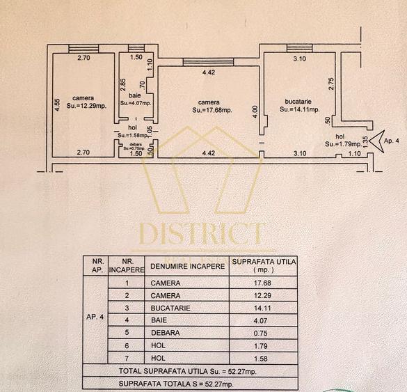 Apartament spatios cu 2 camere | Soarelui | Parc Sudului