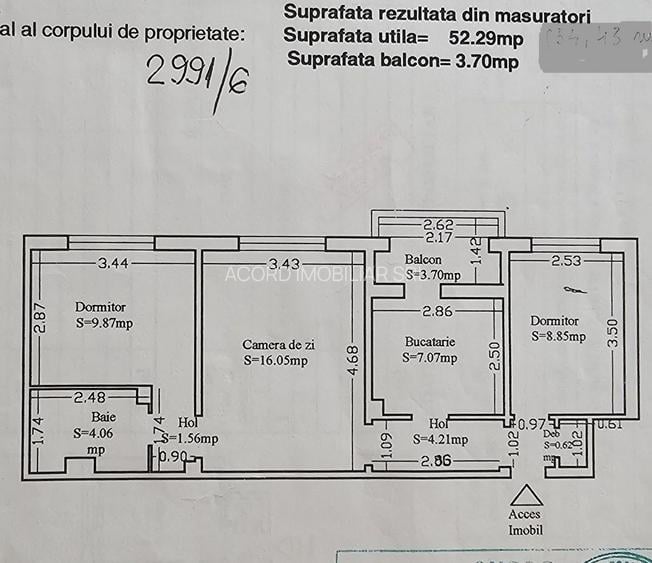 Piata farului-apartament 3 camere cu gaze - 17