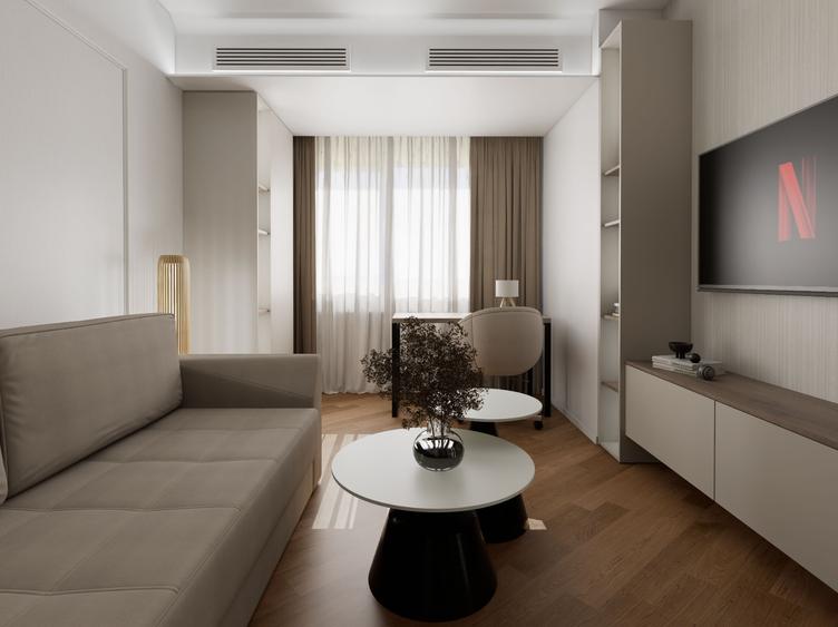 CORTINA ACADEMY | PRIMA ÎNCHIRIERE | STUDIO 40MP | MOBILARE HIGH- END |