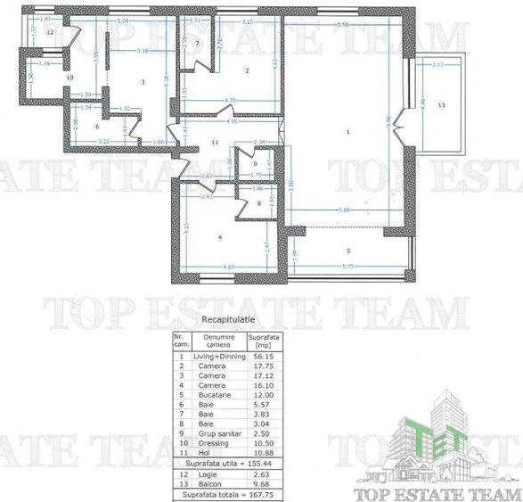 Apartament 4 camere de vanzare in zona Nordului Bucuresti