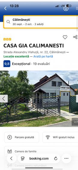 De vănzare casă - pensiune în stațiunea Călimănești Caciulata