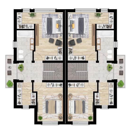 Duplex cu 4 camere | Finisaje premium - Zid dublu | Remetea Mare