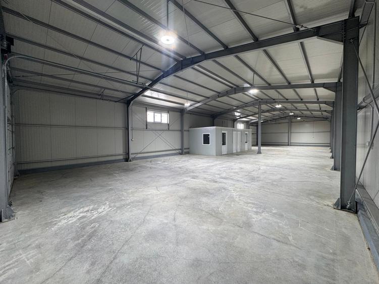 Hală nouă de închiriat – 300 mp | Clinceni | Acces rapid A0 & Centură
