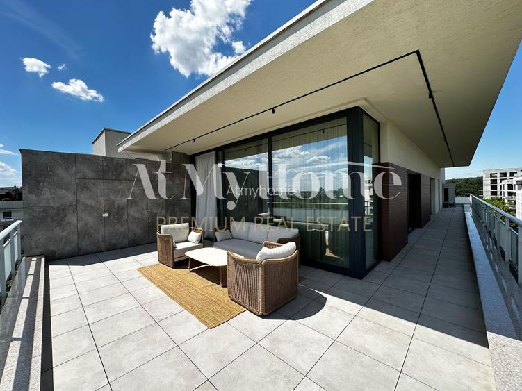 Penthouse Ultra Luxury cu 5 camere,  complet renovat,2 parcari,boxa,terase 195mp - 20