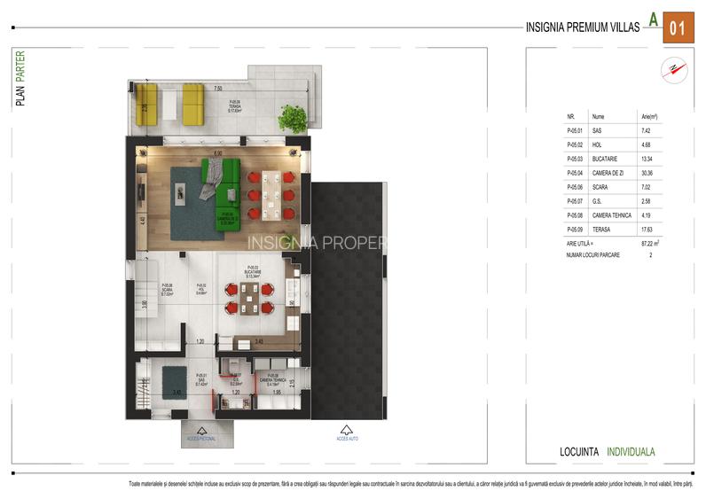 Vila individuala 6 camere I 4 Bai I P+2E | 245 mp | Pompe caldura | Smart House - 1