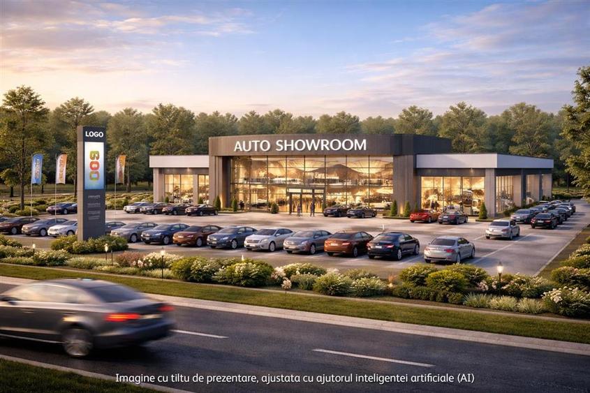 Teren comercial Snagov 14.409 mp - ideal showroom auto / sala evenimente / galer