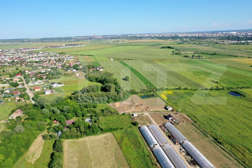Teren EV și IV cu casă, 29.600 mp, utilități și acces facil, Albești