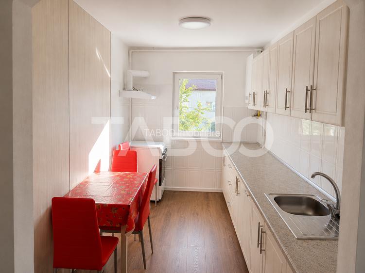 Apartament modern de inchiriat 3 camere balcon Cisnadie etajul 2 - 8