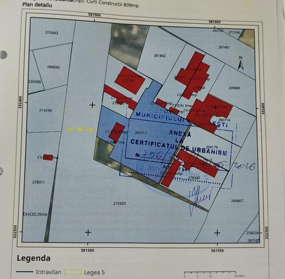 Teren intravilan 809 mp | Deschidere 20 m | Chitila – Str. Laminoarului |
