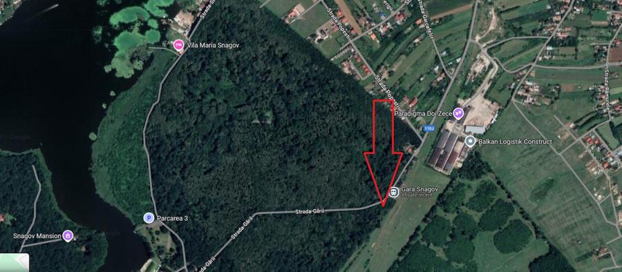 Teren cu deschidere la Padurea Snagov- Gruiu