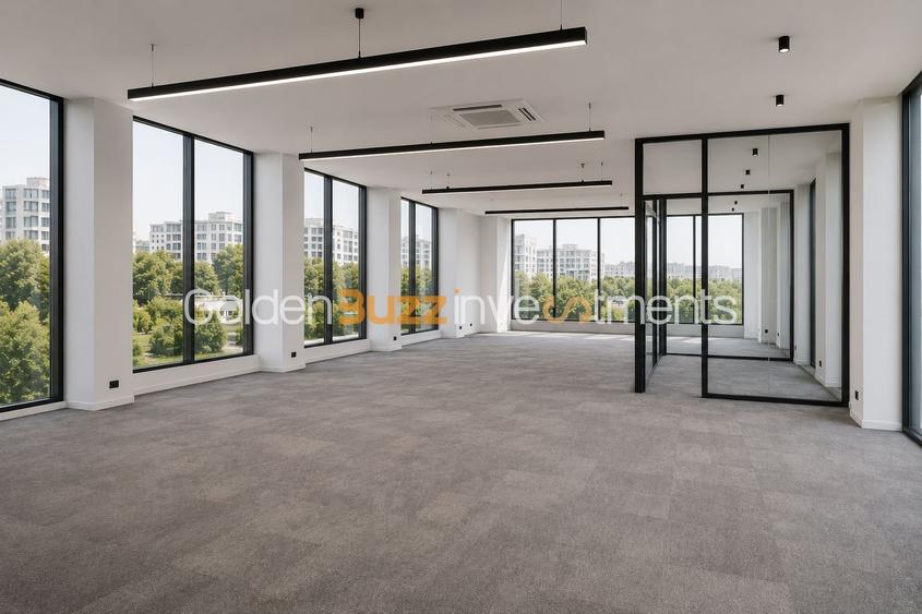 Office space | 100 m² | Clădire NzeB | Loc Parcare | Terasa amenajata