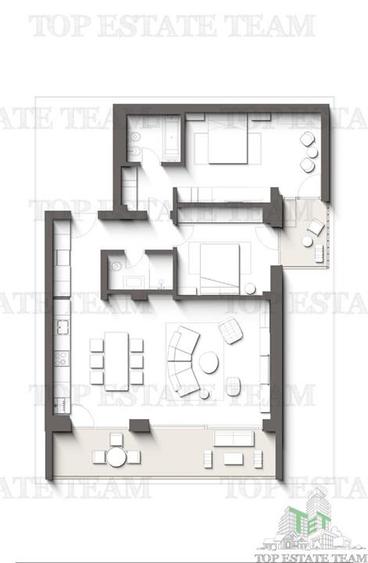 Apartament Premium cu 3 camere cu terase | Vedere directa la mare si padure - Pr