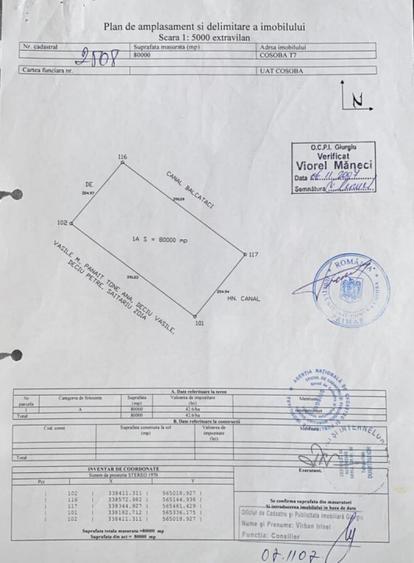 Teren extravilan 16,3 ha | Cosoba, Giurgiu | fotovoltaice