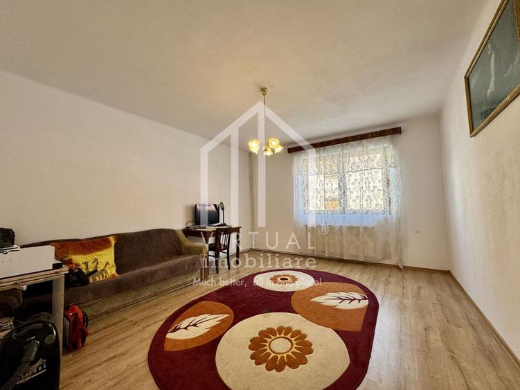 Casa singur in curte, 4 camere, 106mp utili + balcon, spatiu comercial