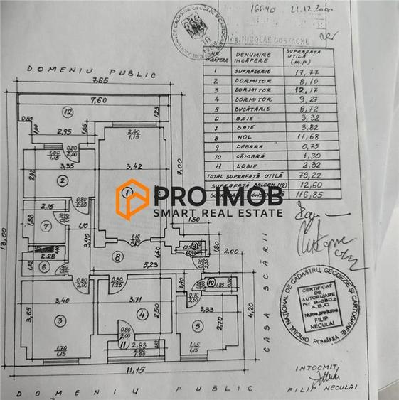 Apartament 4 camere cf 1 decomandat zona Unirii Sud