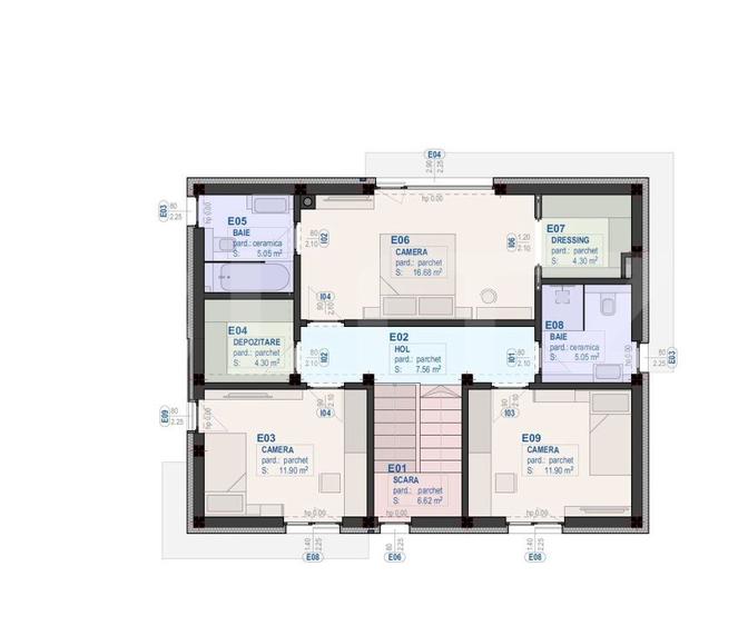 Casa unifamiliala 137mp utili, 410 mp teren, Dezmir